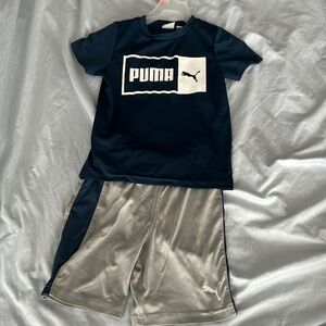 Puma Size 4 Matching Shirt and Shorts set